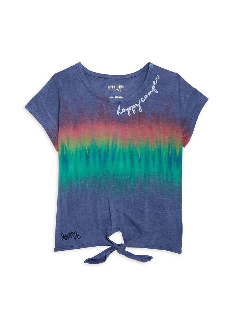 Little Girl's & Girl's Happy Camper Tie-Dye T-Shirt - 50% Off!