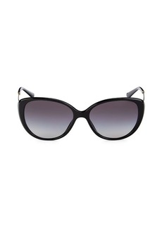 Bvlgari 56MM Round Cat Eye Sunglasses