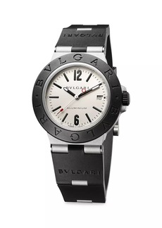 Bvlgari Aluminum, Titanium & Rubber Strap Watch