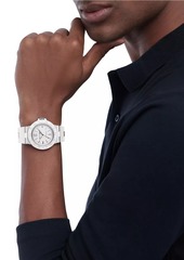 Bvlgari Aluminum White Automatic Special Edition Aluminum & Rubber Watch/40MM