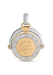 Bvlgari 18K Yellow Gold and Stainless Steel Pisces Zodiac Sign Pendant BV32-012524
