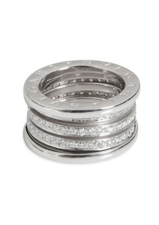 Bvlgari B.Zero1 Three-Band Diamond Ring In 18K White Gold 0.89 Ctw