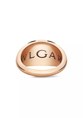 BVLGARI Cabochon 18K Rose Gold Ring
