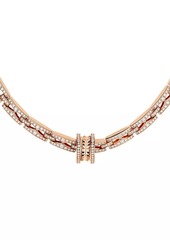 Bvlgari B.Zero1 18K Rose Gold & 7.19 TCW Diamond Spiral Pendant Necklace