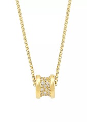 Bvlgari B.zero1 18K Yellow Gold & Diamond Pendant Necklace