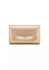 Bvlgari Leather Cocktail Clutch