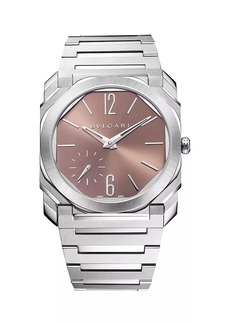 Bvlgari Octo Finissimo Stainless Steel Bracelet Watch/40MM