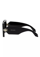 Bvlgari Serpenti 52MM Square Sunglasses