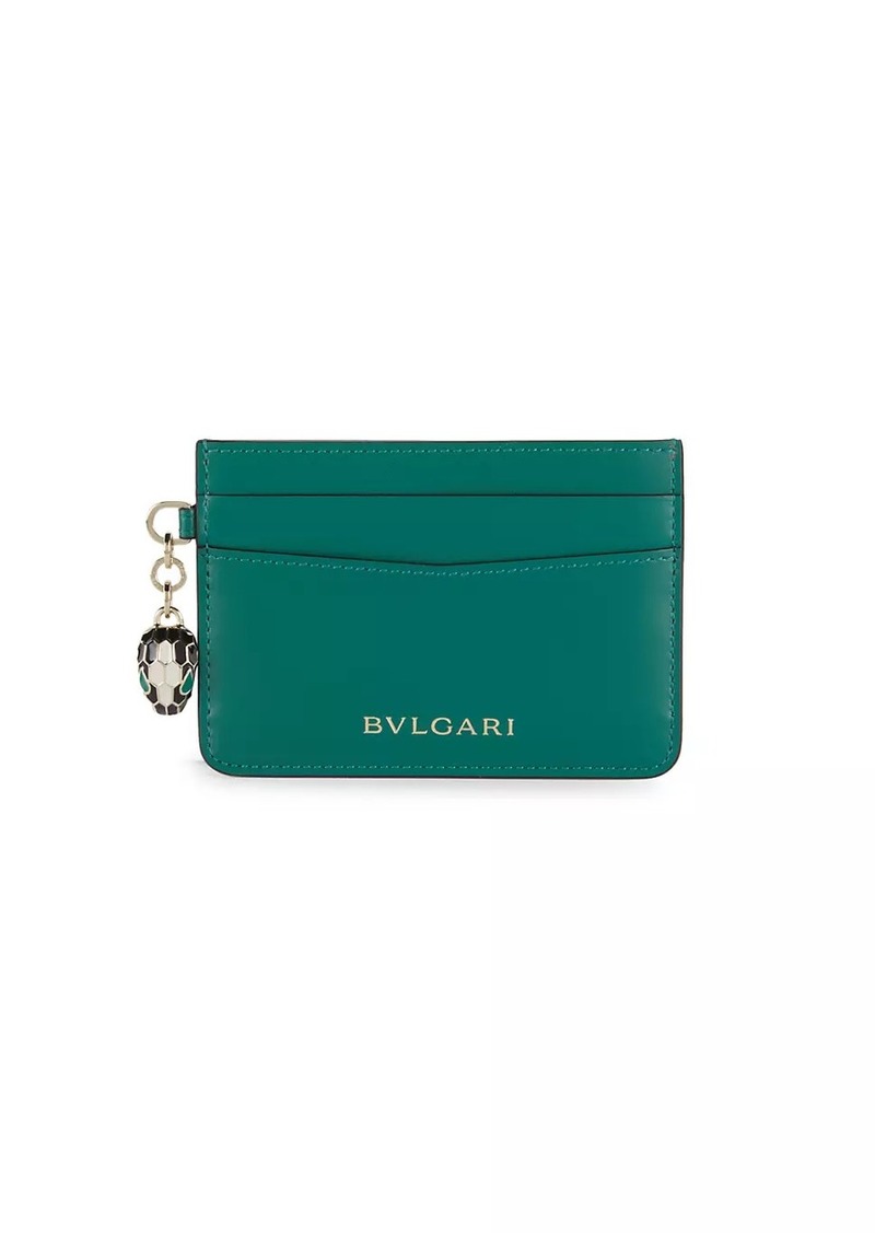 Bvlgari Serpenti Forever Leather Card Case