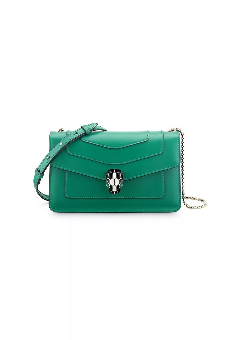 Bvlgari Serpenti Leather Crossbody Bag