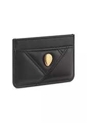 Bvlgari Serpenti Quilted Leather Card Holder