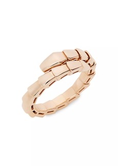 Bvlgari Serpenti Viper 18K Rose Gold Wrap Ring