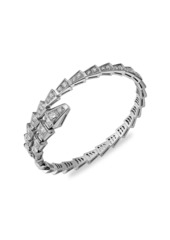 Bvlgari Serpenti Viper 18K White Gold & 3.04 TCW Diamond Bracelet
