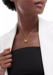 Bvlgari Serpenti Viper 18K Yellow Gold & 0.13 TCW Diamond Pendant Necklace