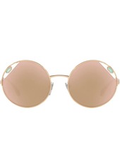 Bvlgari stone-embellished round sunglasses