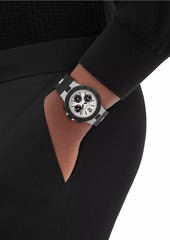 Bvlgari Two-Tone Aluminium-Titanium & Rubber Chronograph Bracelet Watch