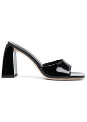 BY FAR 100mm patent-leather mules