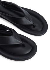 BY FAR 10mm Dasha Leather Thong Sandals