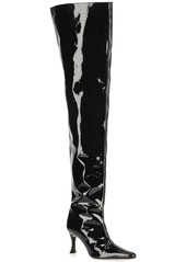 BY FAR 80mm Stevie Patent Over-the-knee Boots