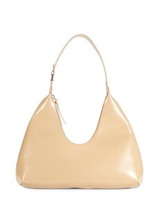 BY FAR Amber Patent Leather Shoulder Bag