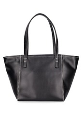 BY FAR Bar Box Leather Tote Bag