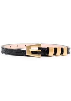 BY FAR buckle-fastening leather belt