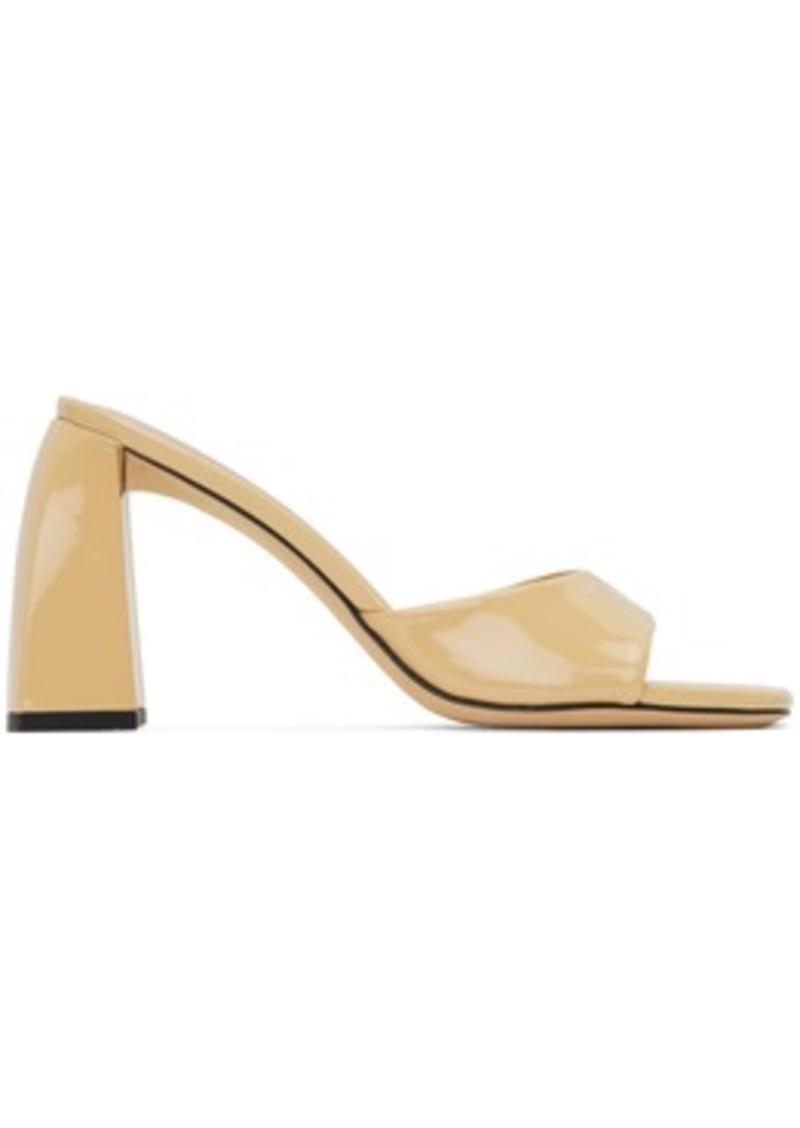 BY FAR Beige Michele Heeled Sandals