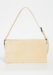 BY FAR Billy Cappuccino Suede Bag