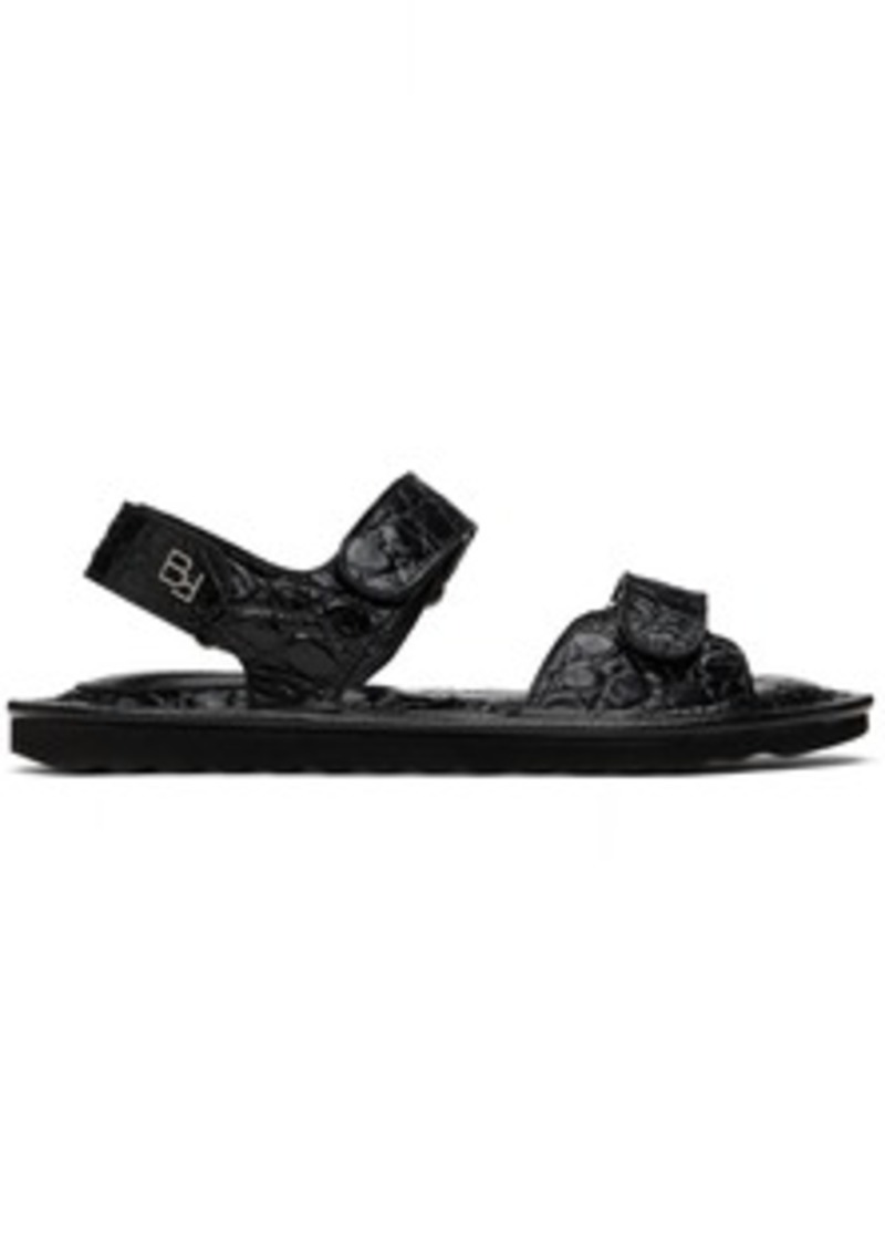 BY FAR Black Gideon Sandals