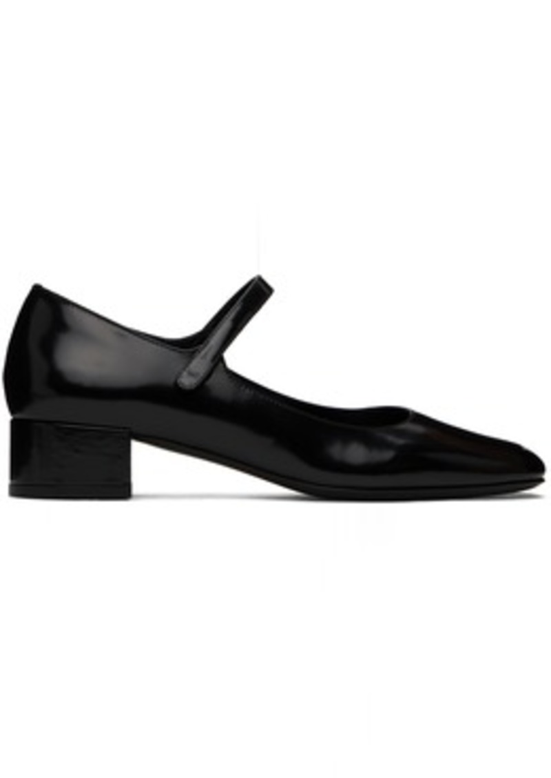 BY FAR Black Ginny Ballerina Flats