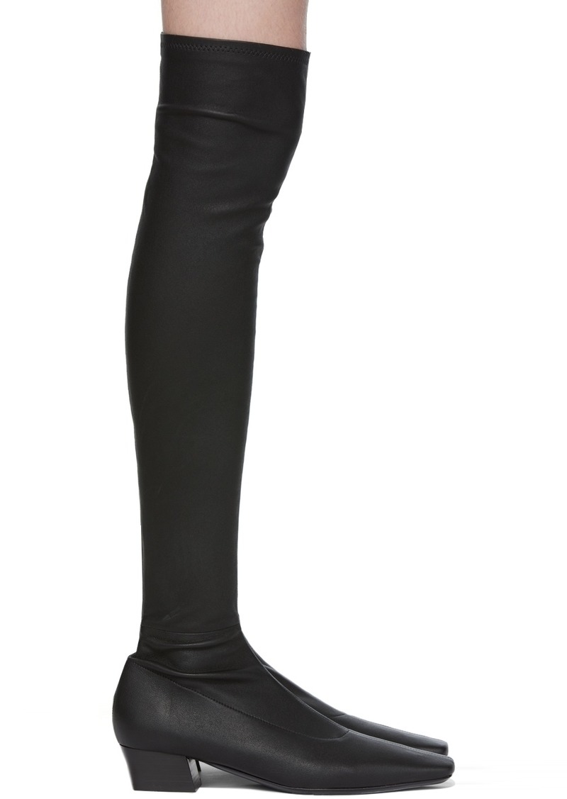 BY FAR Black Leather Colette Boots