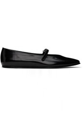 BY FAR Black Molly Ballerina Flats