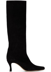BY FAR Black Suede Stevie 42 Tall Boots
