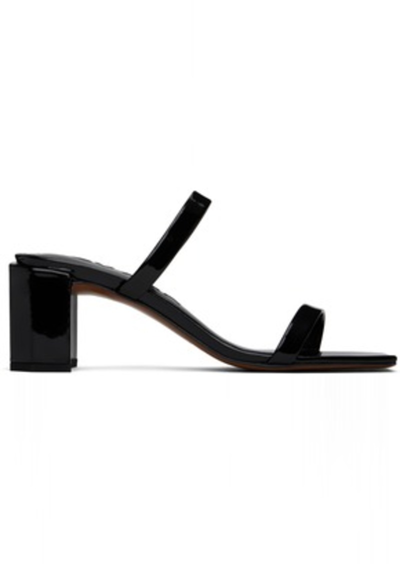 BY FAR Black Tanya Heeled Sandals