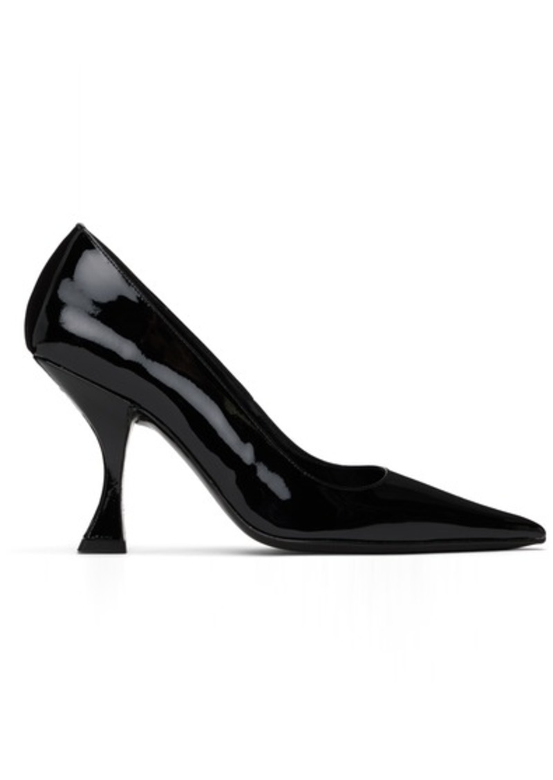 BY FAR Black Viva Heels