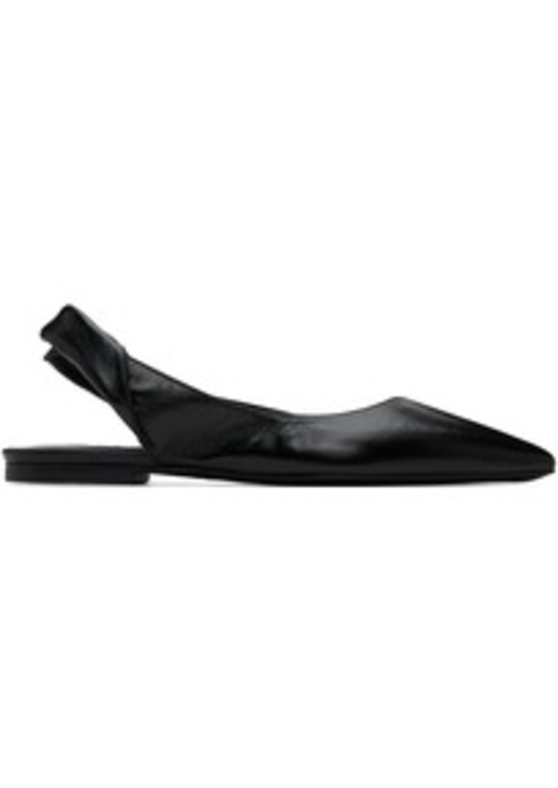 BY FAR Black Yasha Flats