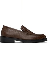 BY FAR Brown Rafael Loafers