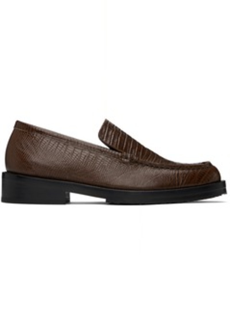 BY FAR Brown Rafael Loafers