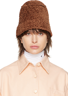 BY FAR Brown Robbie Bucket Hat