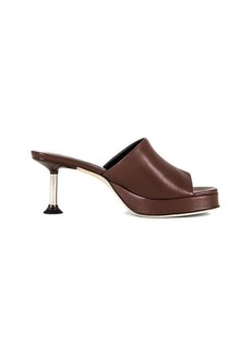 BY FAR Cala patent leather mules