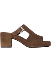 BY FAR Melba buckled 80mm mules