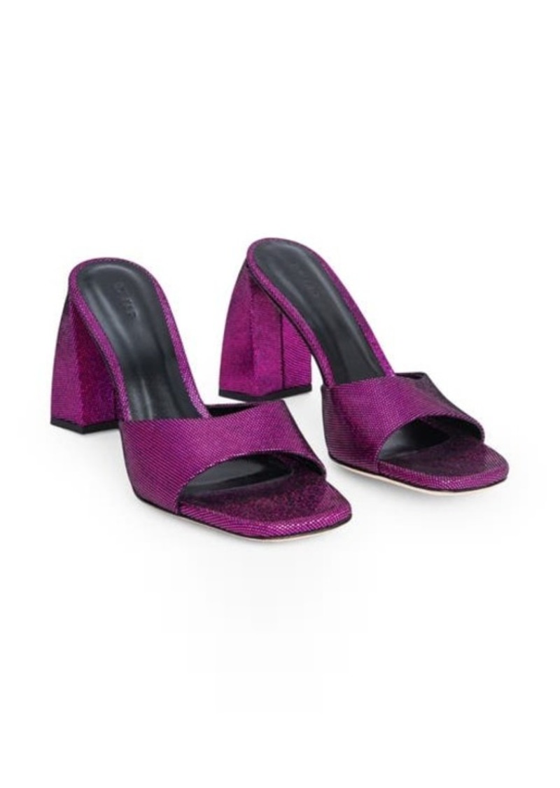 By Far Michele Square Toe Slide in Fuchsia at Nordstrom