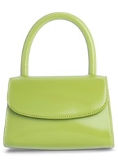 By Far Mini Semi Patent Leather Top Handle Bag in Lime Green at Nordstrom