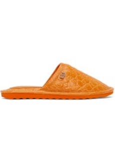 BY FAR Orange Larry Slippers