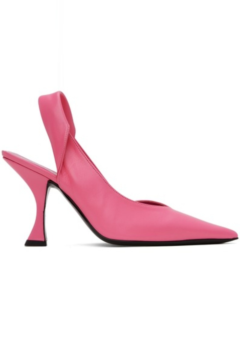 BY FAR Pink Yasha Heels