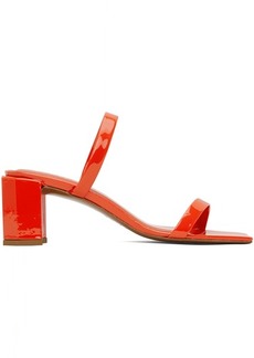 BY FAR Red Tanya Heeled Sandals