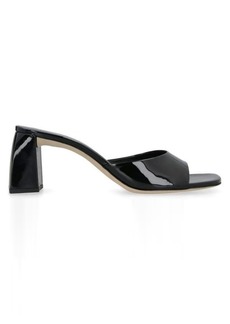 BY FAR ROMY PATENT LEATHER MULES