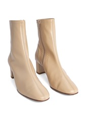 By Far Sofia Block Heel Bootie in Sand at Nordstrom