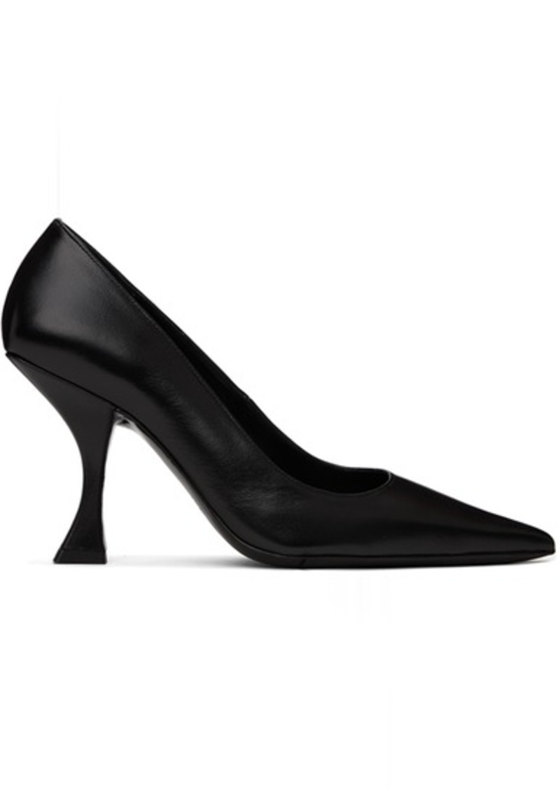 BY FAR SSENSE Exclusive Black Viva Heels