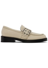 BY FAR SSENSE Work Capsule - Off-White Rafael Loafers